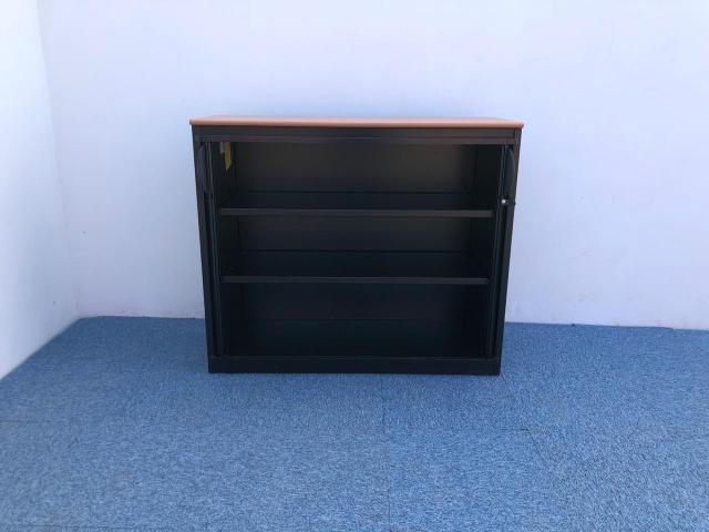 Armoire basse métallique 120×100 cm noir Armoire basse métallique 120×100 cm noir