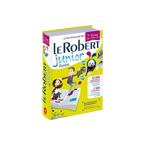 Dictionnaire Le Robert Junior illustré - 7/11 ans CE CM  6e Français