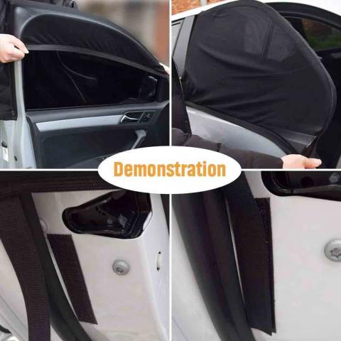 Pare-soleil pour vitres côté fenêtre arrière voiture auto Pare-soleil pour vitres côté fenêtre arrière voiture auto