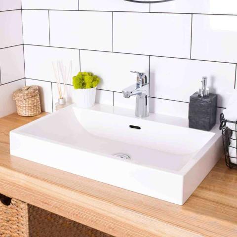 Vasque Lavabo Céramique à Poser