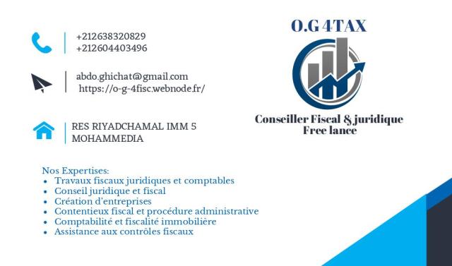 Conseiller fiscal juridique & comptable Conseiller fiscal juridique & comptable