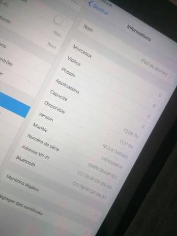 tablette en vente