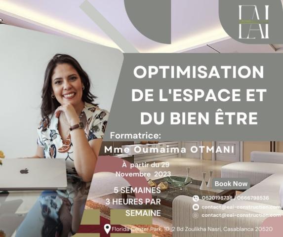 Formation - Optimisation de l'espace et du bien etre Formation - Optimisation de l'espace et du bien etre