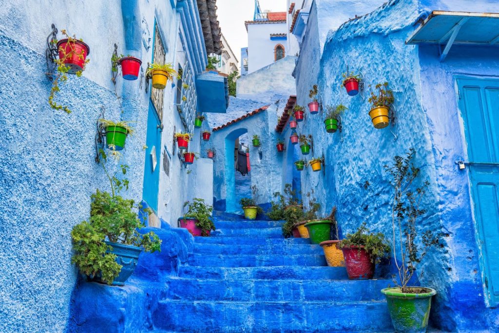 morocco blue city